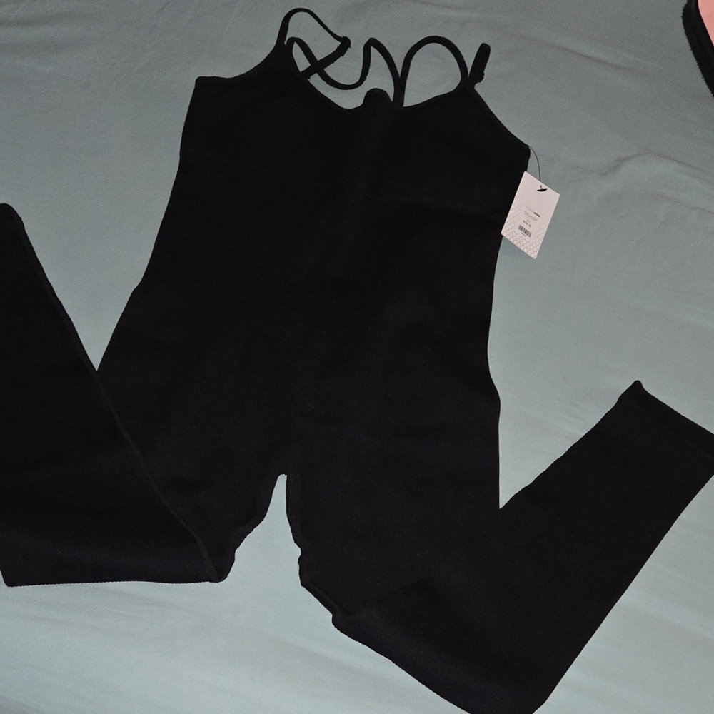 Fashion Nova Black Jumpsuit Sleek Silhouette